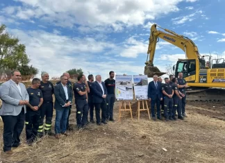 Empiezan las obras del parque de bomberos de Álora-Pizarra, que contará con un dispositivo para rescate en montaña