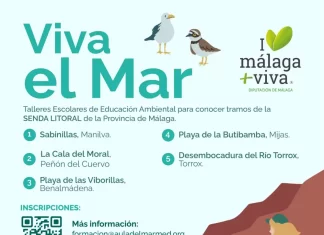 Escolares de municipios menores de 20.000 habitantes visitarán la Senda Litoral con el programa ‘Viva el Mar’ de la Diputación