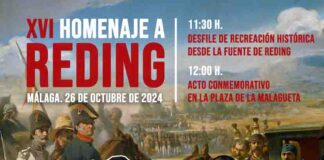 XVI Homenaje al gobernador Teodoro Reding en Málaga