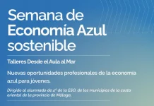 Más de 630 escolares de cinco municipios malagueños participan en talleres de economía azul sostenible para conocer las oportunidades laborales que ofrece este campo
