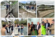Salado visita Jimera de Líbar y Cortes de la Frontera para evaluar los efectos de la DANA