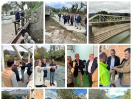 Salado visita Jimera de Líbar y Cortes de la Frontera para evaluar los efectos de la DANA