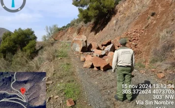 La Junta de Andalucía actúa para restablecer el acceso a viviendas y el hotel Humaina en los Montes de Málaga tras la DANA