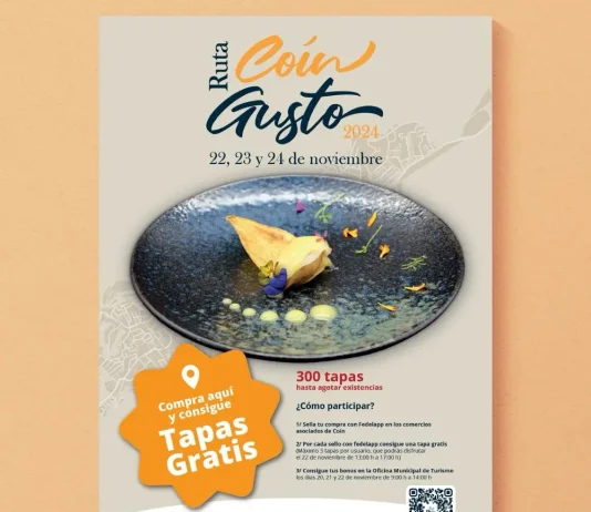 Sabor a Málaga impulsa la ruta gastronómica ‘CoínGusto 2024’, en la que participan 20 establecimientos
