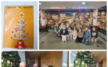 El CEIP Ciudad de Oscua de Villanueva de la Concepción, ganador del concurso de postales navideñas de la Diputación