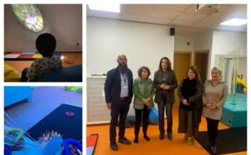 El aula multisensorial de la Axarquía atiende en Algarrobo a 21 niños y adolescentes con diversidad funcional con el apoyo de la Diputación