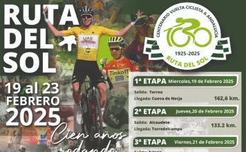 La provincia de Málaga será salida de la Vuelta Ciclista a Andalucía ‘Ruta del Sol’, que celebra su centenario