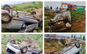Accidente de tráfico en la A-365 moviliza a los servicios de emergencia en Campillos
