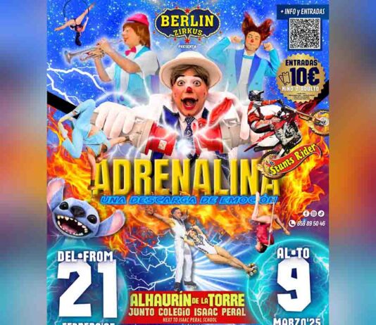 «ADRENALINA» de Berlín Zirkus Llega a Alhaurín de la Torre con un Espectáculo Inolvidable