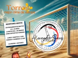 Torrox presenta la primera escuela de fútbol playa de la provincia de Málaga