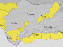 Alerta meteorológica en Málaga: Lluvias y viento activan avisos para el 20 de marzo