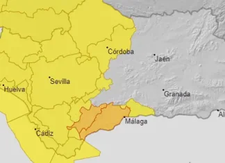 Málaga, en alerta por lluvias intensas y tormentas: AEMET activa aviso naranja en varias comarcas