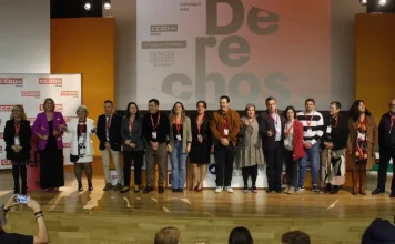 Fernando Cubillo reelegido secretario general de CCOO de Málaga en su 14º Congreso