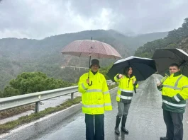 La Junta estabilizará la ladera y construirá un nuevo puente para abrir al tráfico la carretera A-397