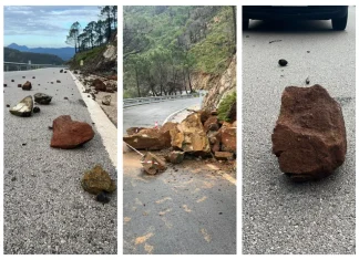 Trabajos de limpieza en la comarca de Ronda tras las lluvias