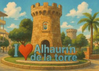 IA, arte y propiedad intelectual: ¿quién alimenta a los nuevos mundos digitales? Ilustración tipo Ghibli inspirada en Alhaurín de la Torre