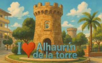 IA, arte y propiedad intelectual: ¿quién alimenta a los nuevos mundos digitales? Ilustración tipo Ghibli inspirada en Alhaurín de la Torre