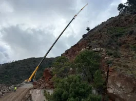 La Junta iniciará este martes las voladuras para estabilizar la ladera de la carretera Ronda-San Pedro