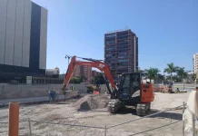 El avance de las obras del Metro de Málaga lleva a la reordenación del tráfico en Armengual de la Mota