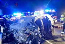 Cuatro fallecidos en un trágico accidente de tráfico en la confluencia de la AP-7 y la MA-20