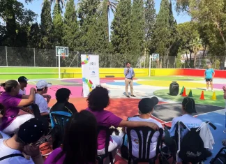 La Diputación crea un nuevo espacio deportivo en La Noria para las asociaciones de personas con diversidad funcional