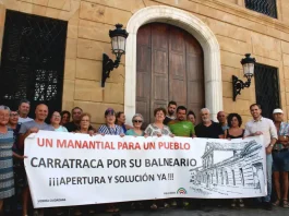 IU reivindica la “propiedad y el disfrute público” de los baños termales y el hotel balneario de Carratraca