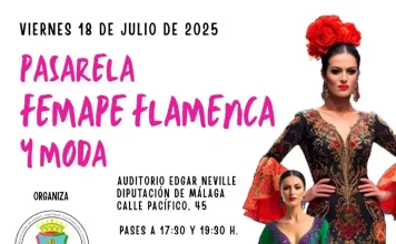 La Diputación impulsa el desfile de moda flamenca de la Federación Malagueña de Peñas en el que participarán una docena de diseñadores