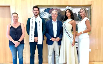 Salado recibe a Miss Mundo Málaga y Míster Internacional Málaga 2025