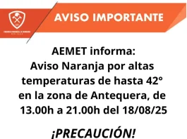 AEMET activa avisos por altas temperaturas en la provincia de Málaga
