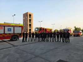 Bomberos de Málaga y Fuengirola se desplazan a Ourense para apoyar en la lucha contra los incendios forestales
