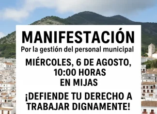 Convocan una manifestación en Mijas por la gestión del personal municipal