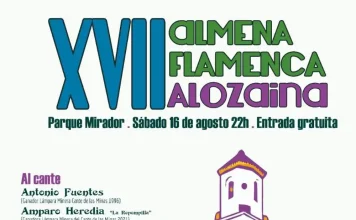 Alozaina celebrará el sábado la XVII Almena Flamenca con la participación de Antonio Fuentes, La Repompilla y Ricardo Fernández del Moral