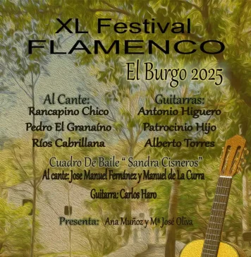 Rancapino Chico y Pedro ‘El Granaíno’, protagonistas del 40º Festival Flamenco de El Burgo