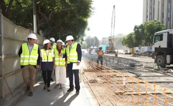 La Junta finalizará este mes los muros pantalla del primer tramo de la prolongación del Metro de Málaga