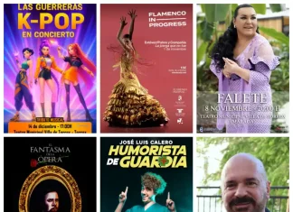 Falete, José Luis Calero, Flamenco In Progress, El Fantasma de la Ópera y un tributo a las Guerreras K-Pop en el Teatro Municipal Villa de Torrox