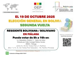 La comunidad boliviana en Andalucía llamada a votar en la segunda vuelta de las elecciones generales