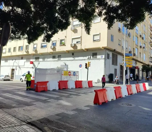 El corte de tráfico de Eugenio Gross por la obra del Metro de Málaga se hará efectivo el 12 de noviembre