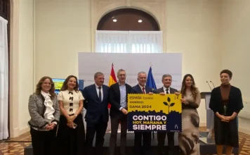 Correos presenta un sello dedicado a la DANA 2024 con el lema “Contigo hoy, mañana y siempre”