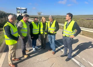 La Diputación completa el arreglo de la vía principal de acceso a Villanueva de Algaidas con una inversión total de 700.000 euros