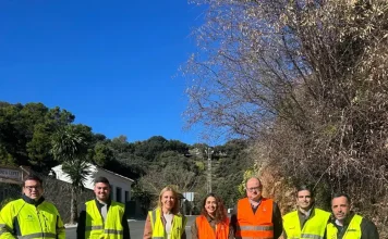 La Diputación asfalta la carretera de acceso a Igualeja con una inversión de 148.000 euros