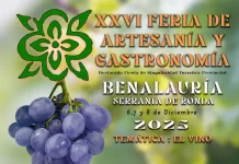 Benalauría celebrará su XXVI Feria de Artesanía y Gastronomía con el impulso de la Diputación