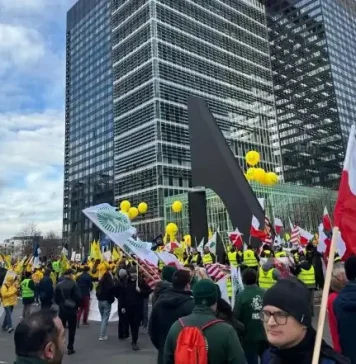 Luchas agrarias unitarias recorren la Europa desunida