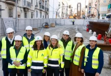 Las obras del metro de Málaga avanzan con dos pantalladoras en el tramo Hilera-Eugenio Gross