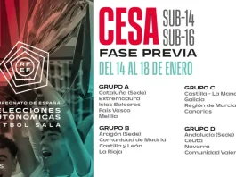 La fase previa del Campeonato de España de Selecciones Autonómicas Masculinas de Fútbol Sala Sub14 y Sub16 se celebrará en Málaga con el apoyo de la Diputación La fase previa del Campeonato de España de Selecciones Autonómicas Masculinas de Fútbol Sala Sub14 y Sub16 se celebrará en Málaga con el apoyo de la Diputación