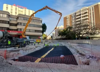 Las obras del Metro abordan el domingo cambios en los desvíos de tráfico de Armengual de la Mota
