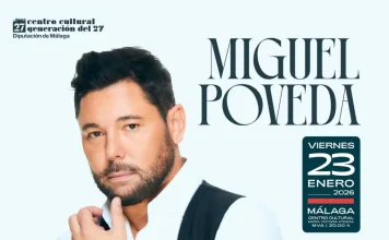 La Diputación de Málaga inicia los actos del centenario de la Generación del 27 con la actuación de Miguel Poveda este viernes en el MVA