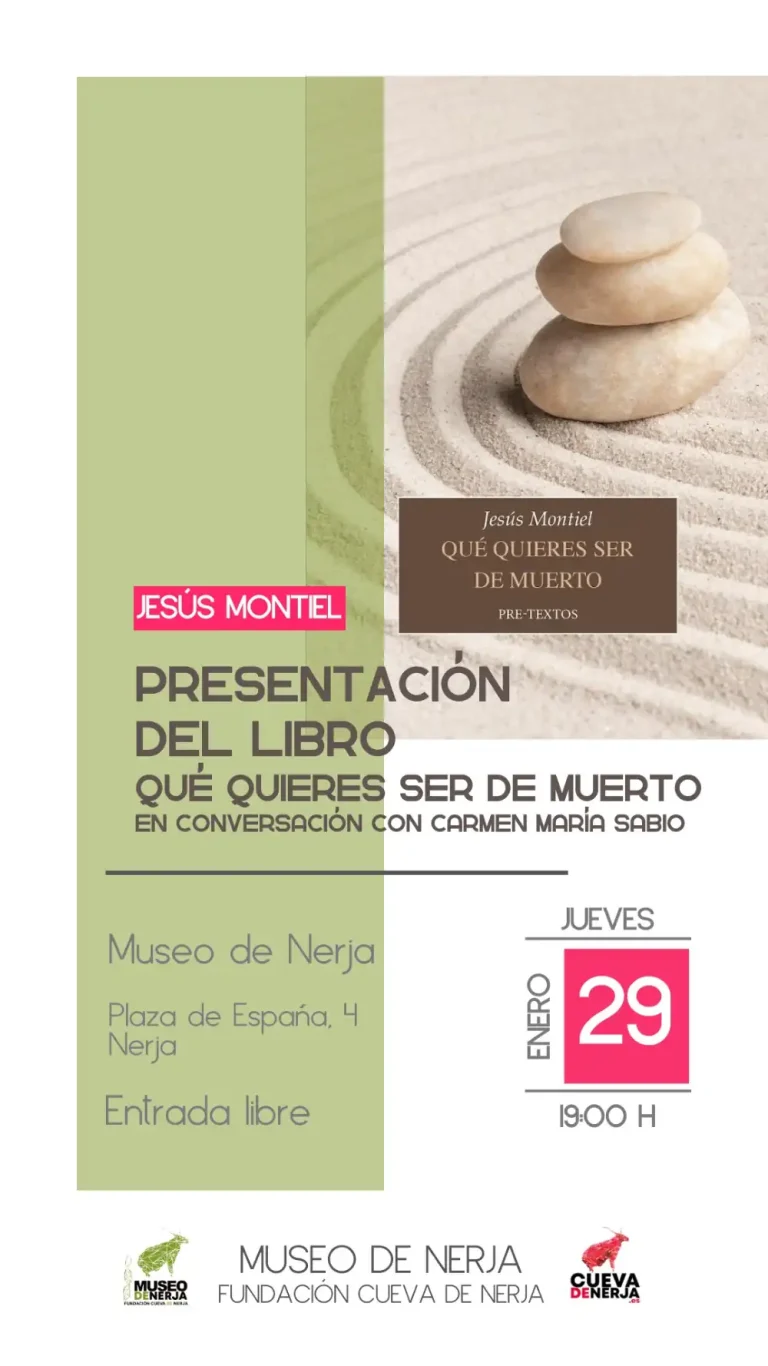 Presentación del libro ‘Qué quieres ser de muerto’, de Jesús Montiel, en el Museo de Nerja