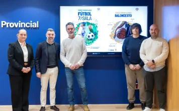 Más de 550 escolares participarán en los torneos de fútbol y baloncesto de Semana Blanca que organiza la Diputación