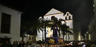 El Nazareno del Paso recorre el Barrio Viejo de Alhaurín de la Torre en solemne Vía Crucis