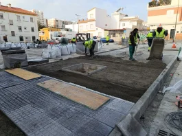 La Junta construye un parking para compensar las obras del Metro de Málaga en la calle Jorge Loring